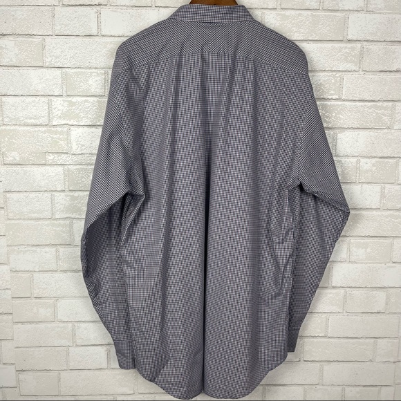 Billy Reid Professional Standard Fit Gingham Checked Business Button Shirt XXL - Picture 3 of 8